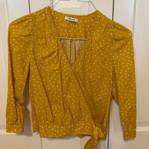 Madewell wrap top